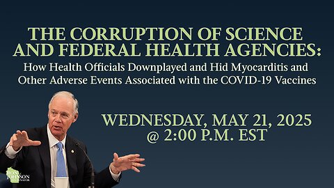 PSI Hearing: The Corruption of Science and Federal Health Agencies