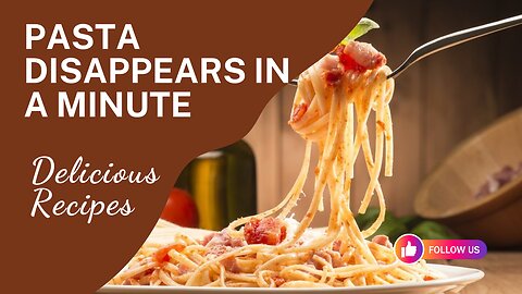 Just like in the best Italian restaurant! This pasta disappears in a minute!🔥