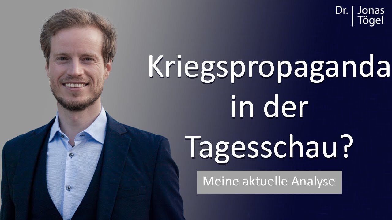 " WIE PROPAGANDA IN DEN ÖFFENTLICH-RECHTLICHEN MEDIEN FUNKTIONIERT ! " - Dr. Jonas Tögel