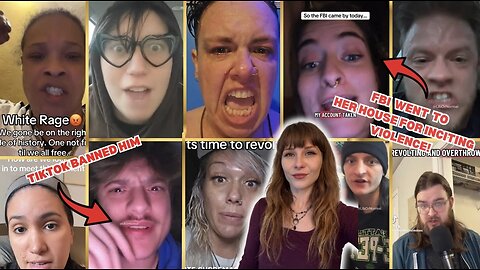 LEFTISTS Call for REVOLUTION. TikToker BANNED for INCITING VIOLENCE. FBI Investigates TIKTOKER.