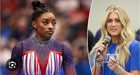 Simone Biles gets dragged