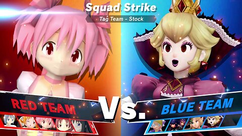 Team Madoka vs Team Halloween Girls - SSBU Squad Strike Quickie