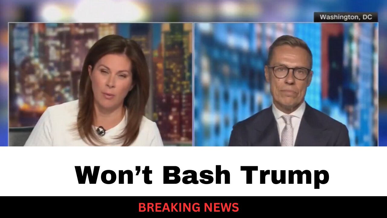 CNN Embarrassed After Finland President Wouldn't Bash Trump