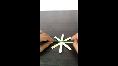 ice cream sticks wall hanging