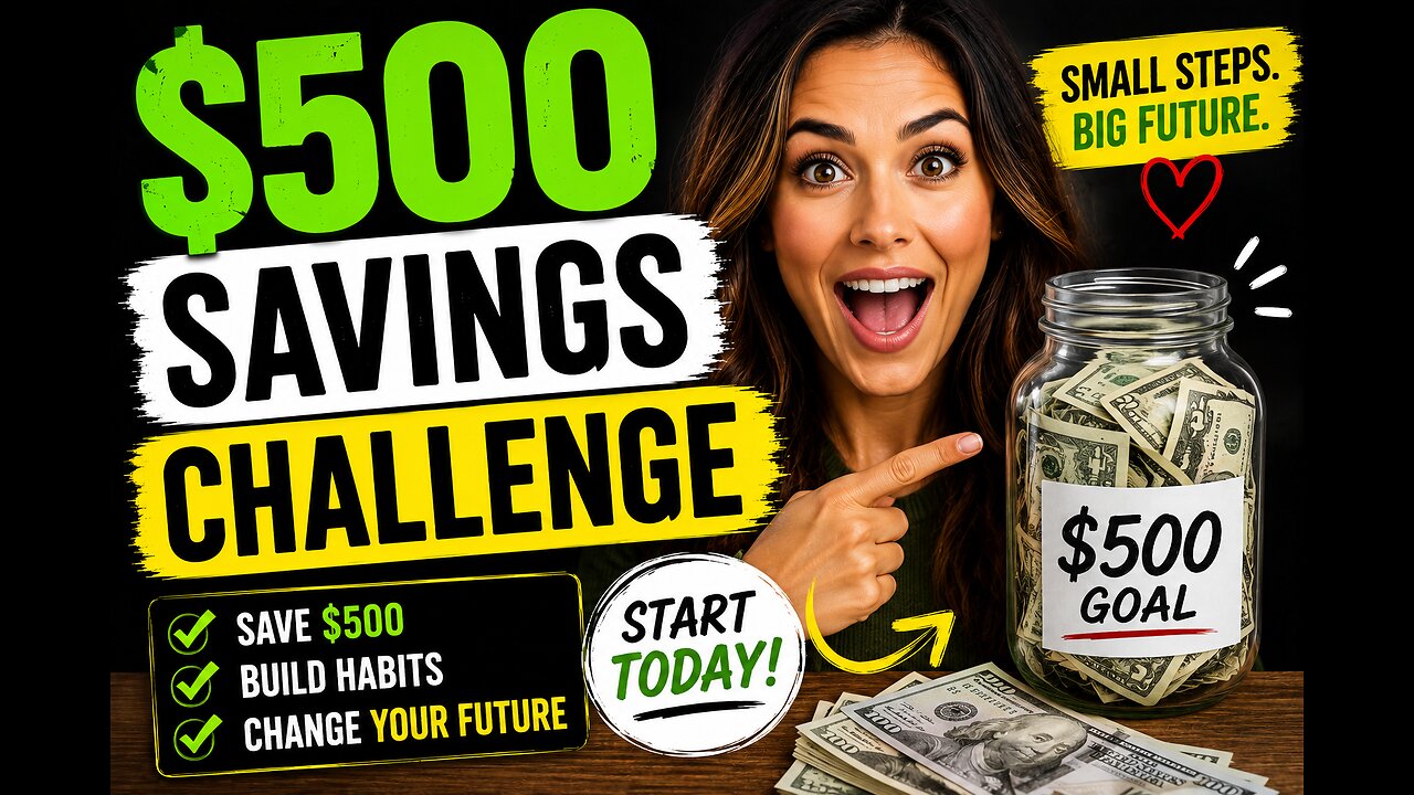 🚨 Saving your first $500 could change your life!