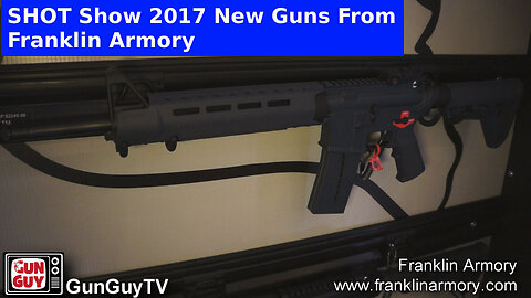 New Guns From Franklin Armory - SHOT Show Interview (Deleted by YouTube)