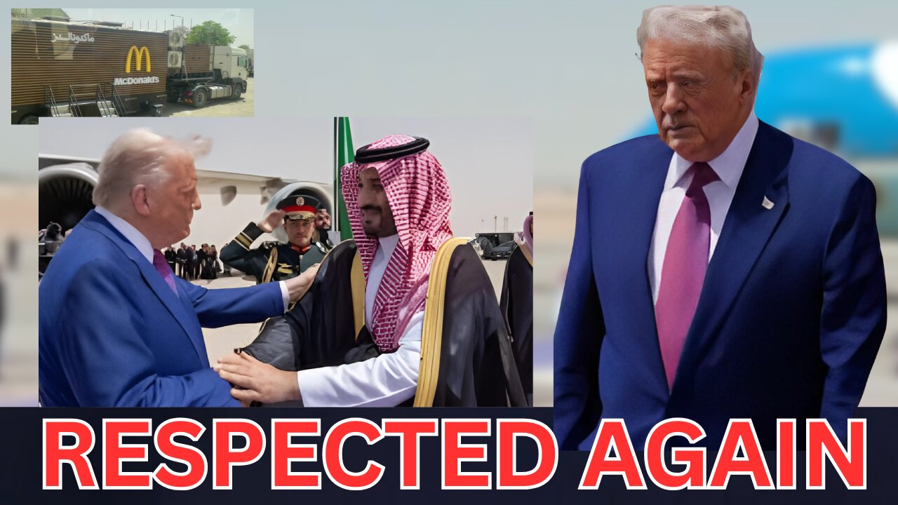 TRUMP ARRIVES in Saudi Arabia — The Alpha Returns!