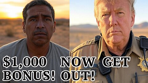 Trump to pay ILLEGAL ALIENS $1,000 to SELF DEPORT!