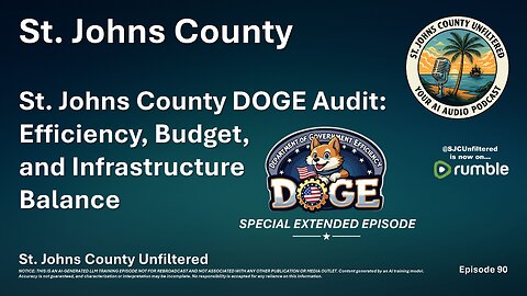 Episode 90 - DOGE Audit: Efficiency, Budget, and Infrastructure Balance