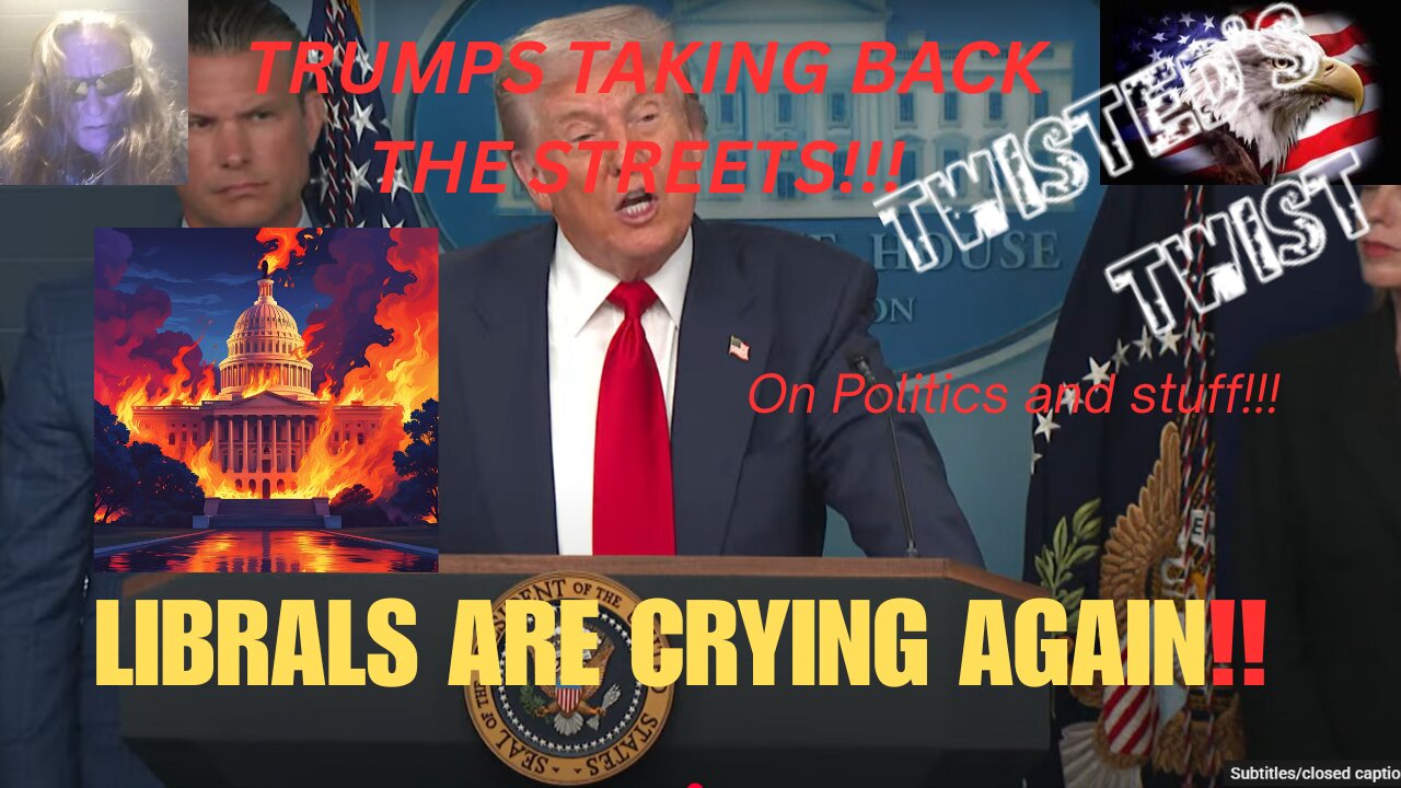 Trump presser today federalizing DC law enforcement, Vance interview with Jim Hoft.