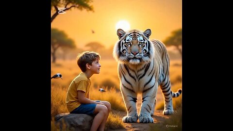 Boy and Tiger 🐯 story