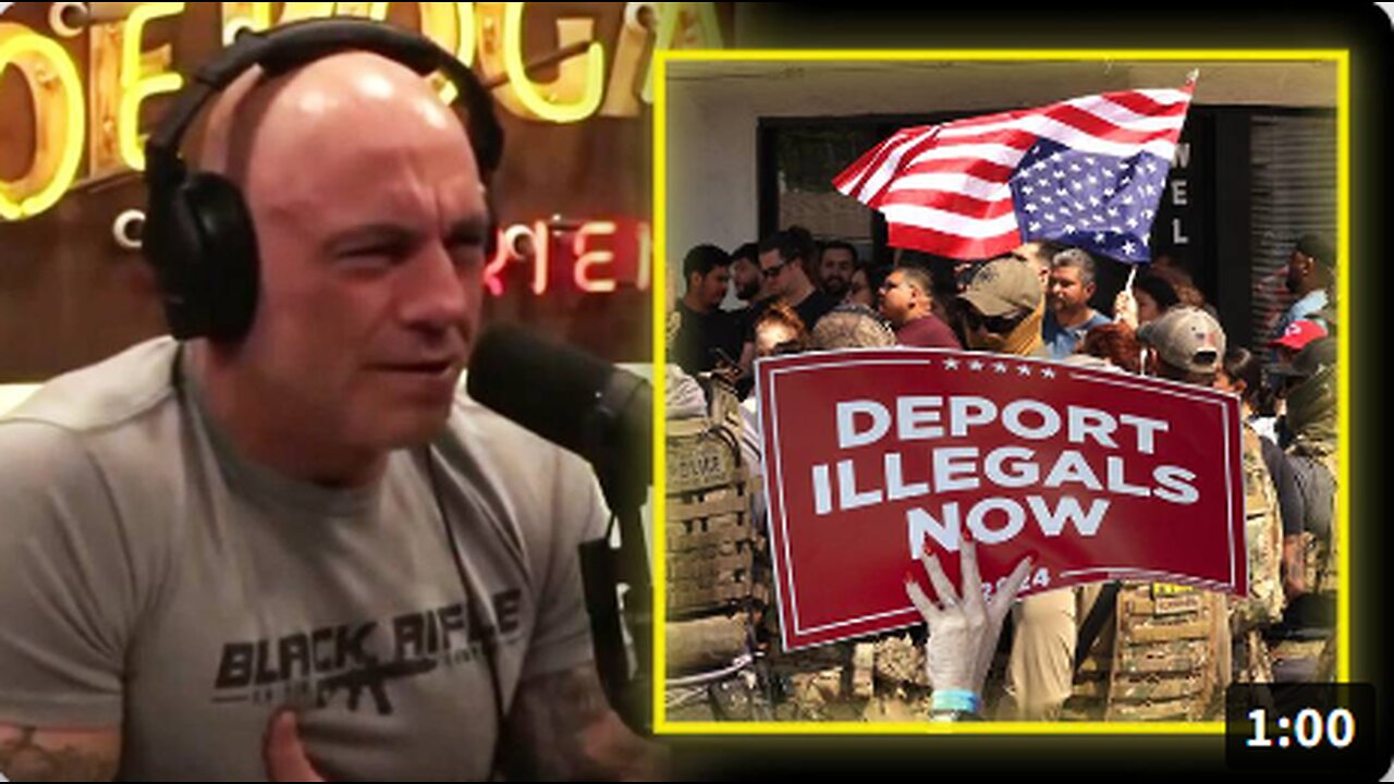 VIDEO: Democrat Machine Uses Joe Rogan Comments Out Of Context To Demonize Trump's Essential Deportation Plan