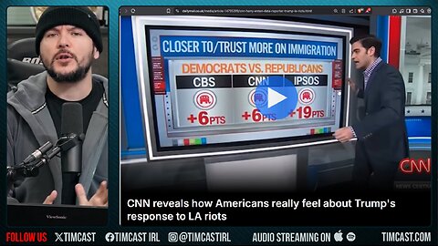 CNN SHOCKED, Even Amid LA Riots Trump Approval On Immigration SKYROCKETS, Democrats LIE About Polls