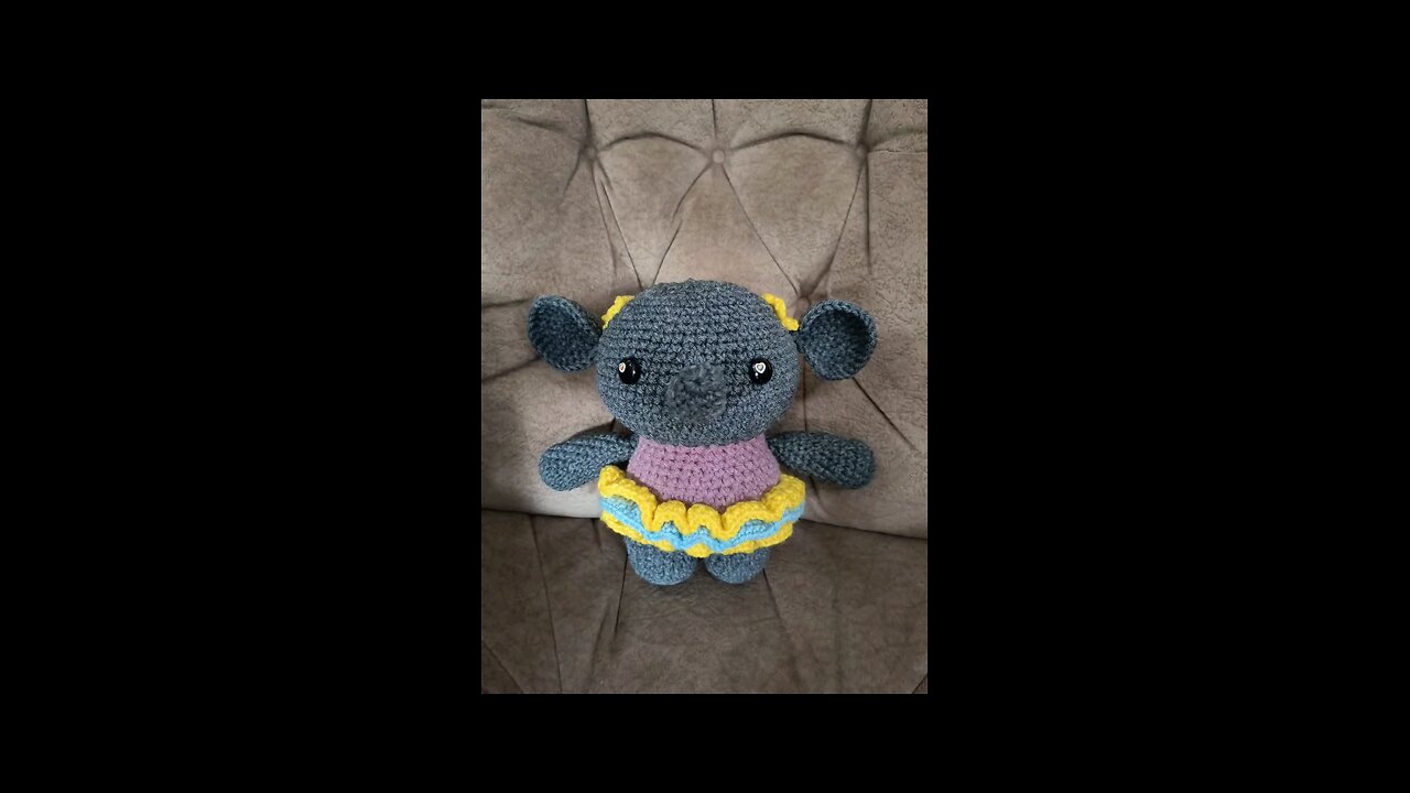 Spring Elephant Amigurumi!