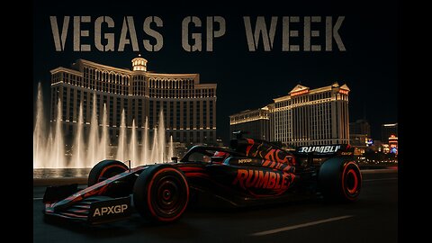 🏎 F1 25 VEGAS GP WEEK KICKOFF: RUMBLE RACING TEAM LIVE!🏎 #armyvet #lasvegasgp #RUMBLERACINGOFFICAL