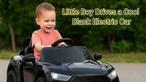 Little Boy Drive Electric Car