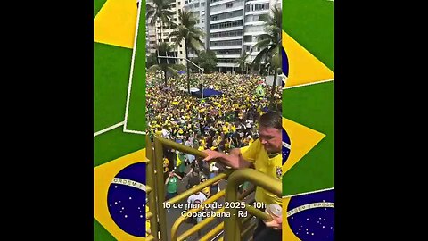 Foi Linda a Manhã de Copacabana. Anistia aos Presos Políticos do 08/01.🇧🇷🇺🇲#AnistiaJá