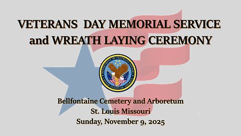 Jefferson-St. Louis Chapter NSSDAR Veterans Day Ceremony