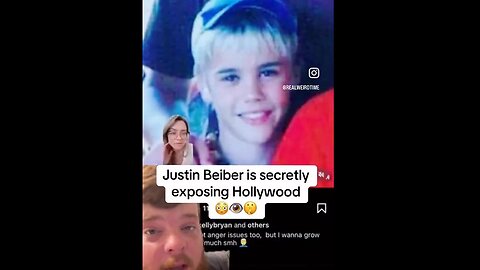 Justin BIEBER posts picture of shipping container w baby on blanket underneath it, on his instagram 🙏