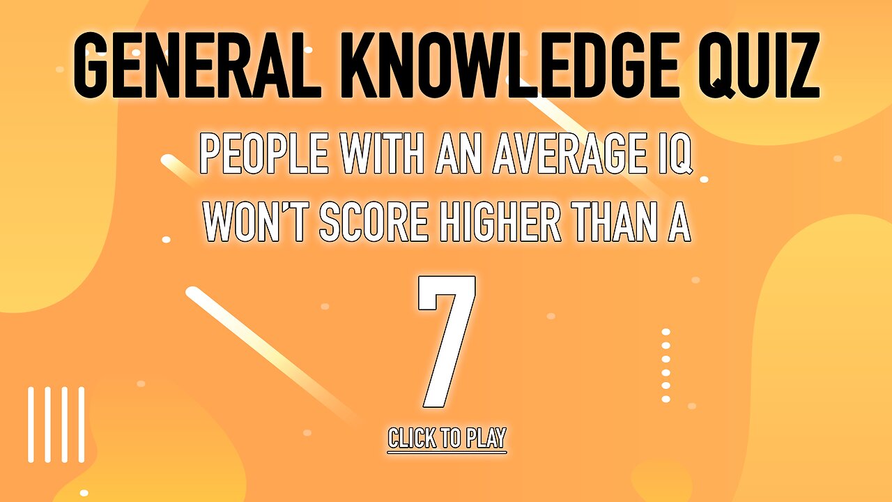 General Knowledge Quiz