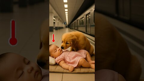 Golden Retriever Puppy Saves a Baby Girl from cruel Parents | AI Stories #aistory