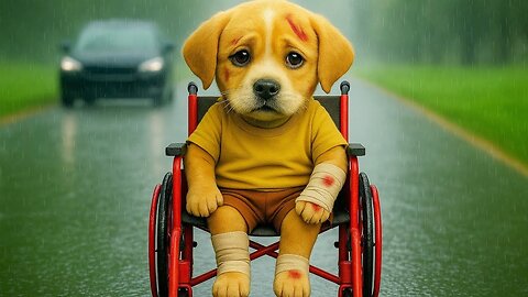 Baby Puppy Risks His Life to Save His Friend 🚗🐶😭💔 Becomes a SuperHero Forever ❤️From Hurt to Hero ❤️