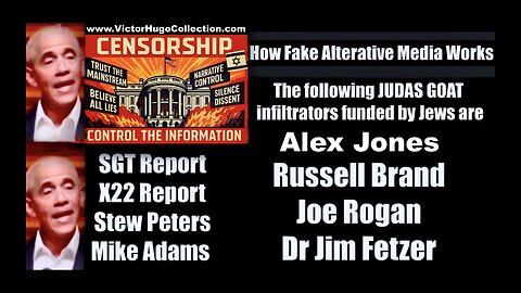 Obama Exposes SGT Report X22 Report Alex Jones Mike Adams Tucker Carlson Jim Fetzer Charlie Ward