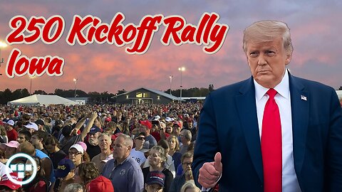 🔺LIVE: President Trump's America 250 Kick-Off Rally - Iowa State Fairgrounds - 7/3/25