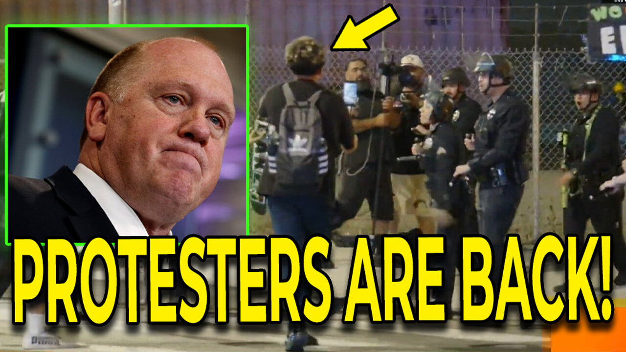 Dems Fume: L.A Protesters Clash With Federal Agents And National Guard...Again!
