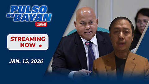 LIVE: Pulso ng Bayan kasama si Admar Vilando at Jade Calabroso | January 15, 2026