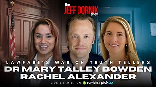 Lawfare’s War on Truth Tellers | Dr Mary Talley Bowden & Rachel Alexander | LIVE @ 1pm ET