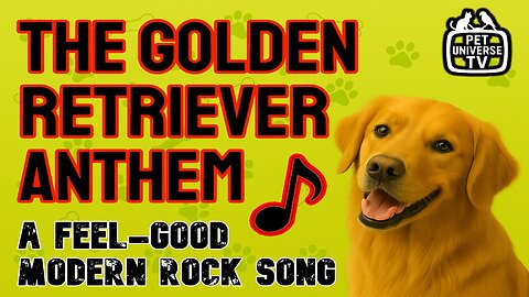 🎸🌞 UNLEASHED ANTHEMS: Golden Retriever Moments in Modern Rock 🎶🐕