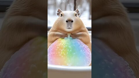So cute Capybara 😍 🫧🫧