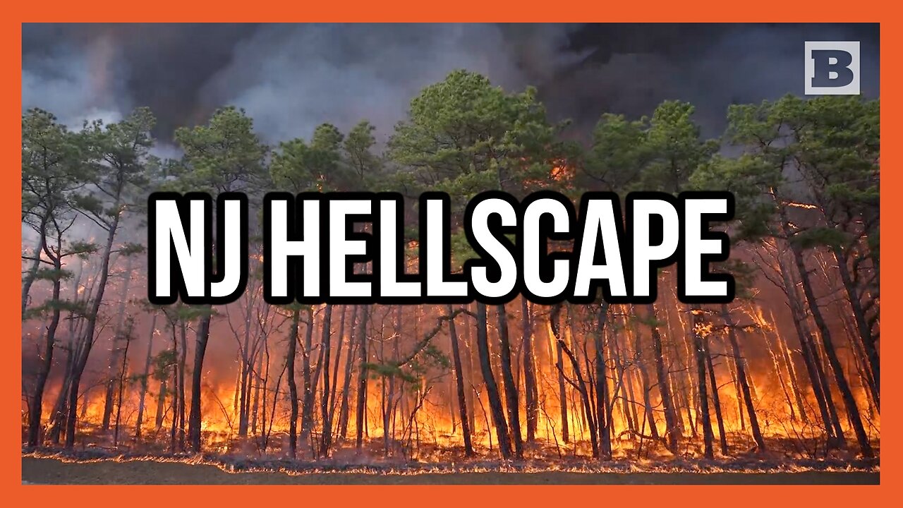 Fiery Hellscape! Firefighters Battle Wildfires in Ocean City, NJ