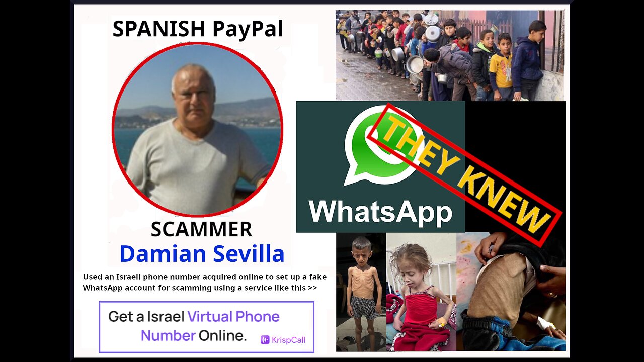 WHY ARE WhatsApp PROTECTING THESE EVIL THIEVING FRAUDSTERS ??