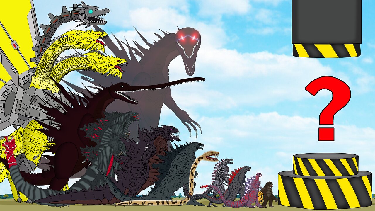 MECHA KING GHIDORAH, BLOODBATH GODZILLA, GODZILLA, KONG, GIANT PYTHON: power ranking!!