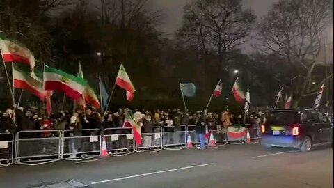 BRITISH PROTESTERS BLAST BBC FOR SILENCE ON IRAN UPRISING