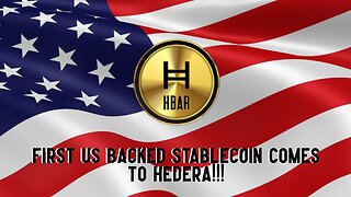 First US Backed StableCoin Comes To Hedera!!!