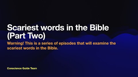 Scariest words in the Bible 2