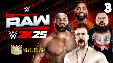 WWE 2K25 Raw June 16th 2025 - Match 3: Jey Goes Through!