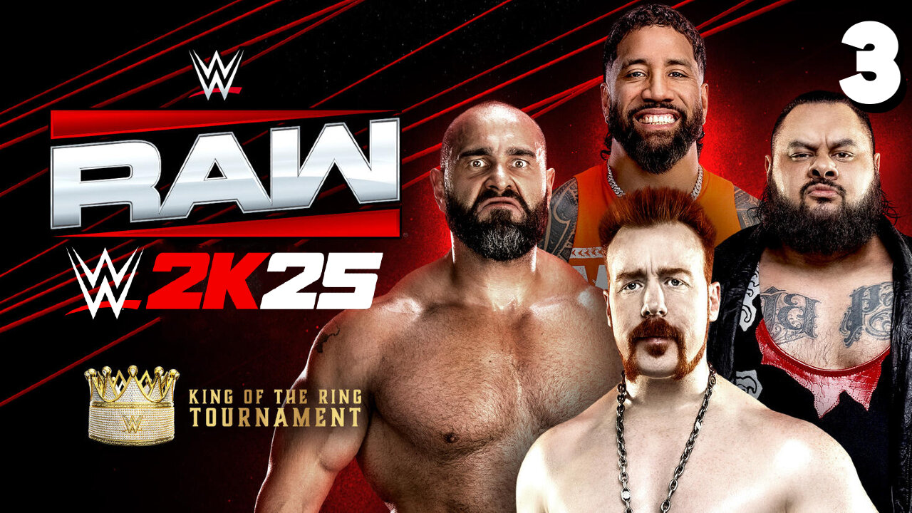WWE 2K25 Raw June 16th 2025 - Match 3: Jey Goes Through!