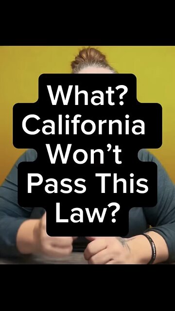 ASL only - Democrats of California refused the bill for felony on sex traffickers
