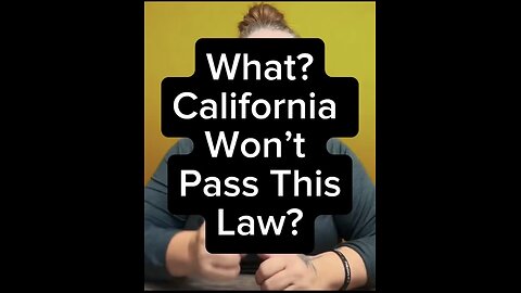 ASL only - Democrats of California refused the bill for felony on sex traffickers