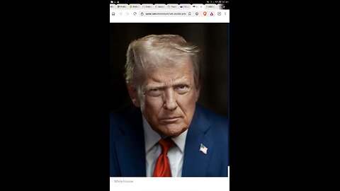 Trump's Portrait in the Einsenhower Office Building