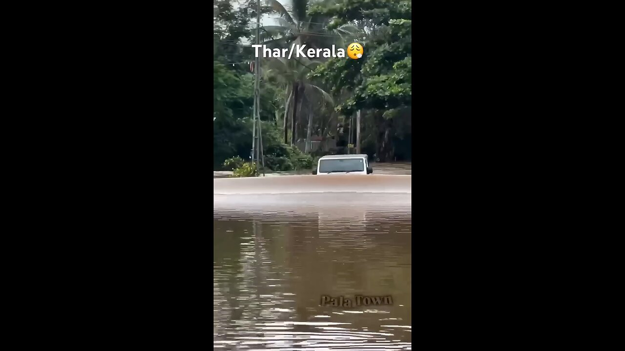 jeep vs mahindra thar in flooded area
