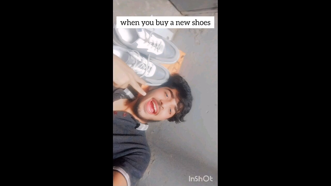 when you buy a new shoes 🤣🤣