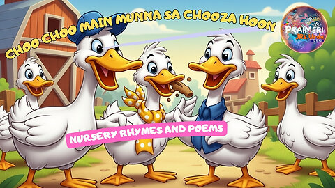 Choo Choo Main Munna sa Chooza Hoon | Nursery Rhymes and Poems