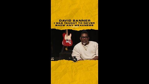 @davidbanner I was taught to never show any weakness