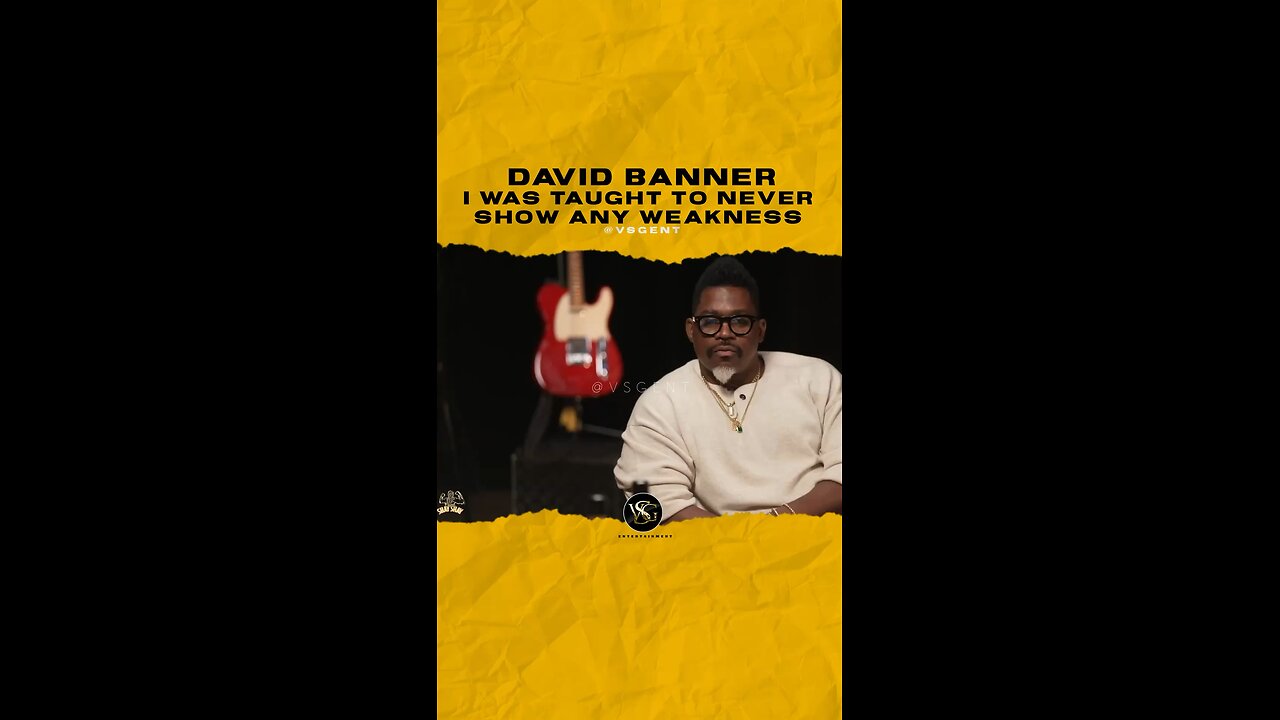 @davidbanner I was taught to never show any weakness
