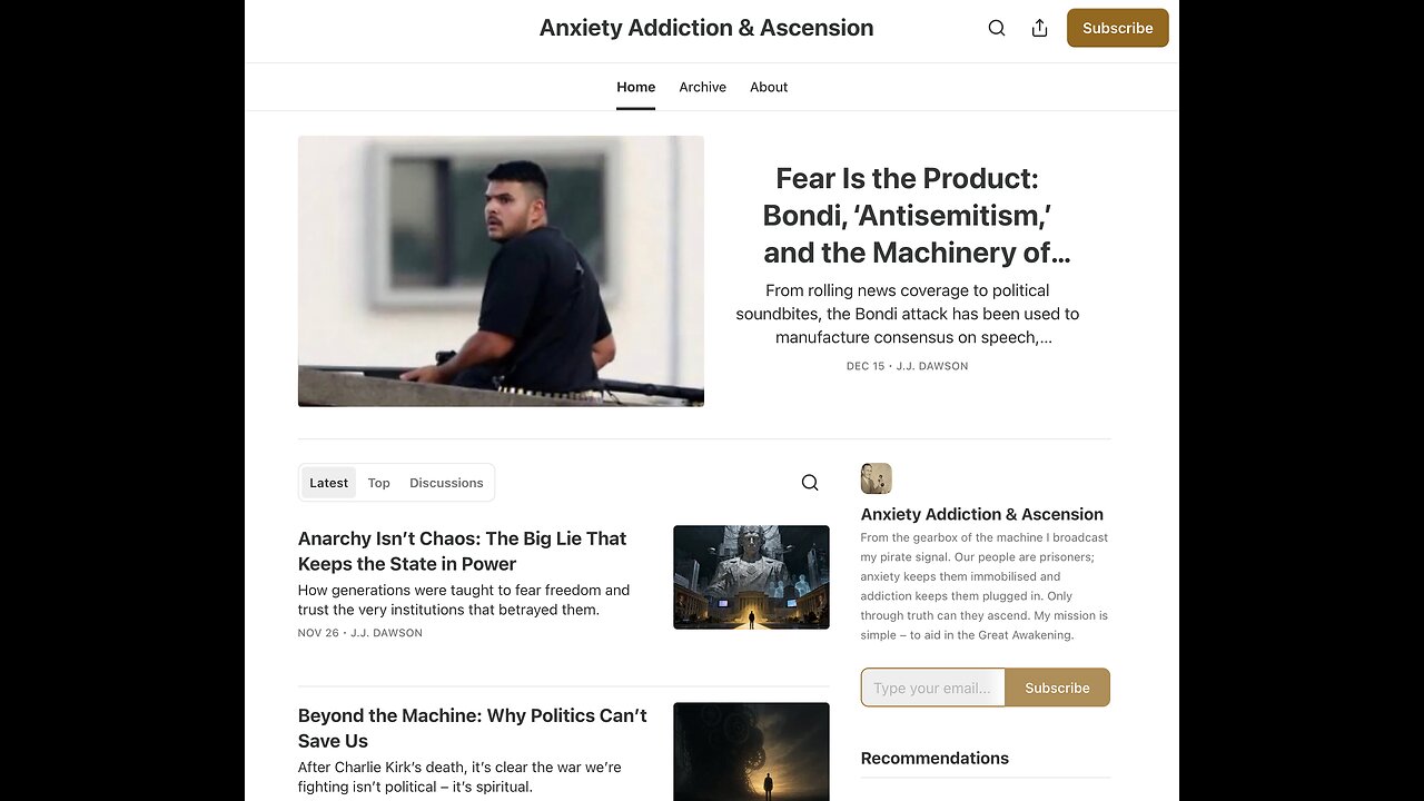 Is Anarchy Chaos? with Journalist J.J. Dawson